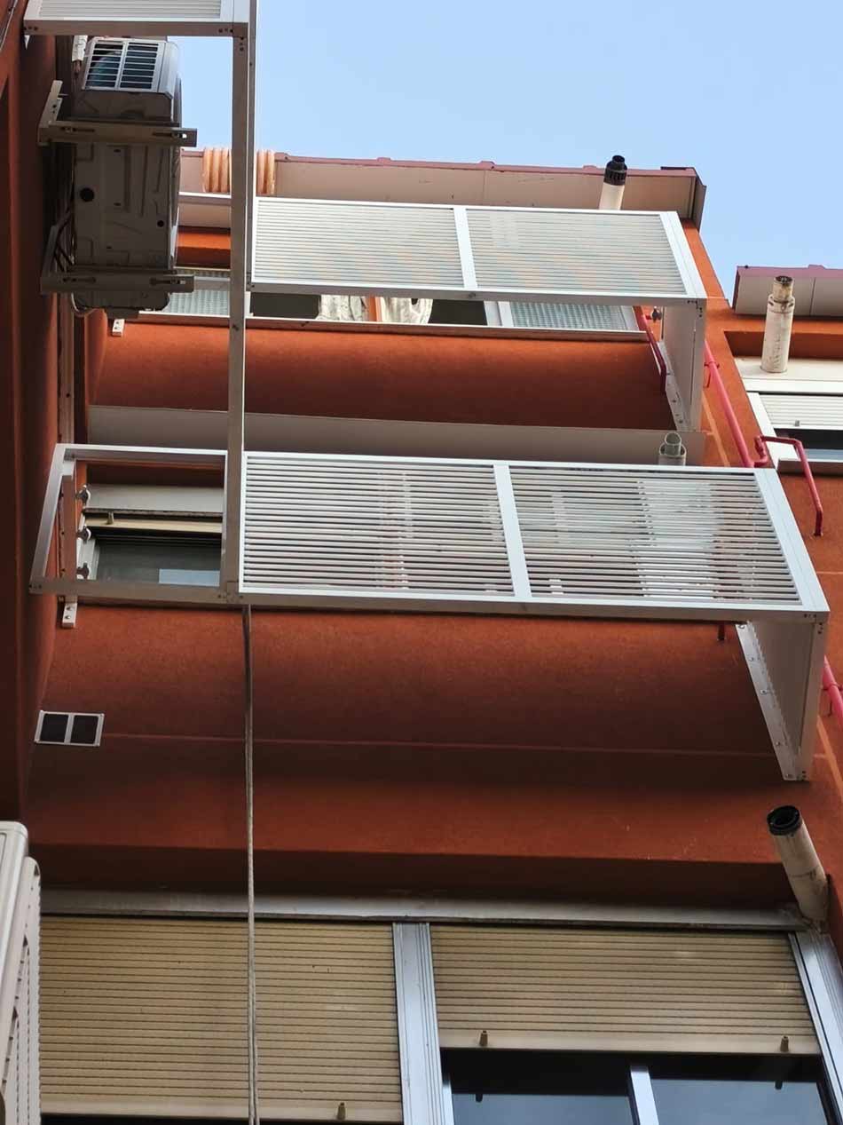 Instalación de celosías metálicas en Madrid