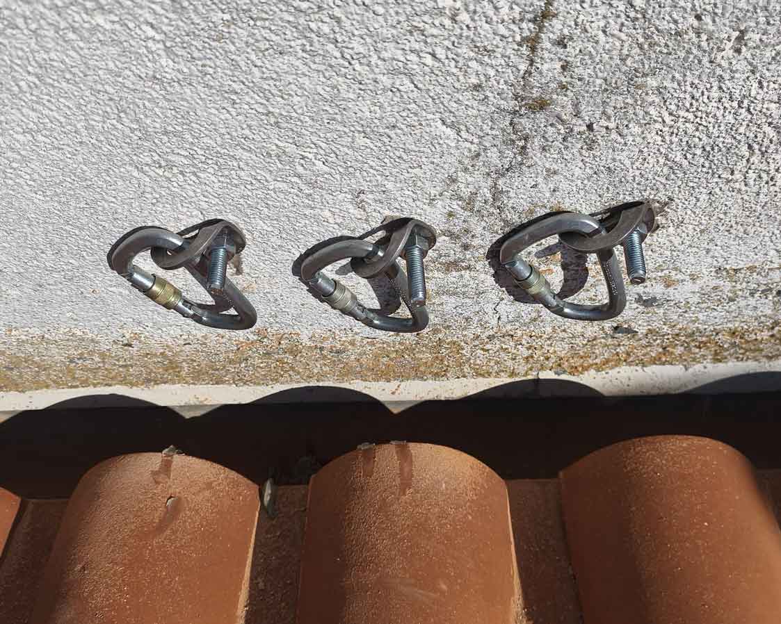 Puntos de anclaje y líneas de vida